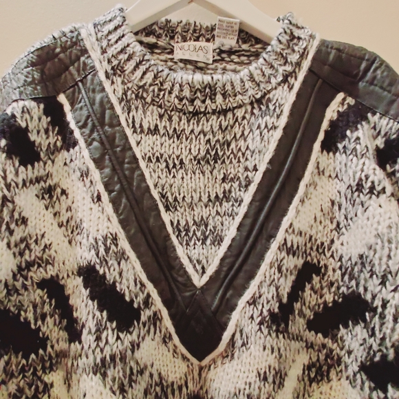 Vintage Nicolas Allen Oversized Ladies sweater S/M - Picture 4 of 8